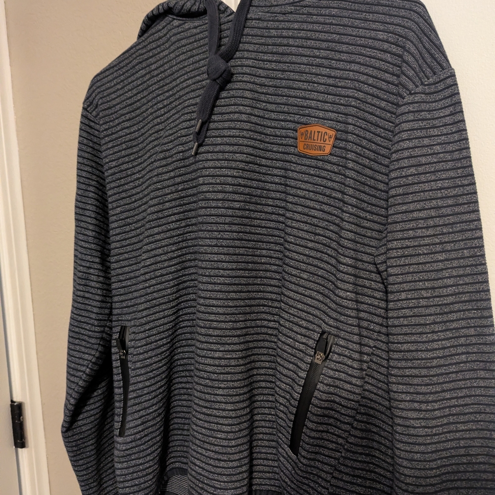 Men's Baltic Cruising Striped Hoodie SM